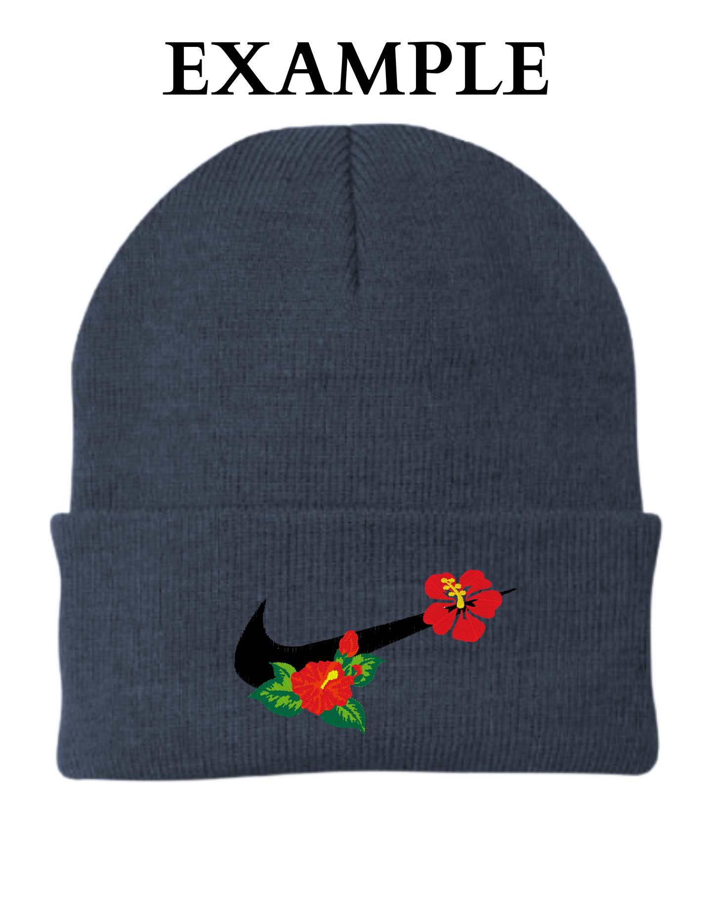 CUSTOM EMBROIDERED BEANIE WITH CUFF